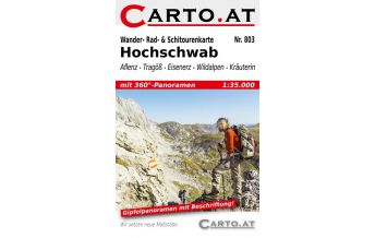 Ski Touring Maps Wander-, Rad- & Schitourenkarte 803, Hochschwab 1:35.000 Carto.at