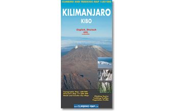 Wanderkarten Afrika Climbing & Trekking Map Kilimanjaro - Kibo 1:80.000 Climbing Map