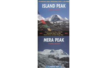 Hiking Maps Himalaya Climbing and Trekking Map Nepal - Island Peak, Mera Peak 1:25.000 Climbing Map