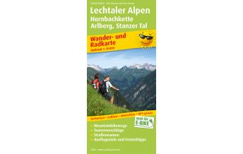 f&b Wanderkarten Lechtaler Alpen, Wander- und Radkarte 1:35.000 Freytag-Berndt und ARTARIA