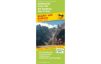 f&b Hiking Maps Grödnertal - Seiser Alm / Val Gardena - Alpe di Siusi, Wander- und Radkarte 1:35.000 Freytag-Berndt und ARTARIA