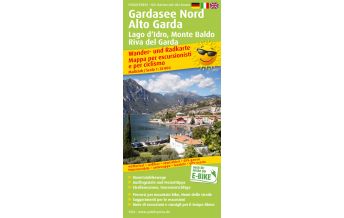 f&b Wanderkarten Gardasee Nord, Alto Garda, Lago d'Idro, Monte Baldo, Riva del Garda Freytag-Berndt und ARTARIA