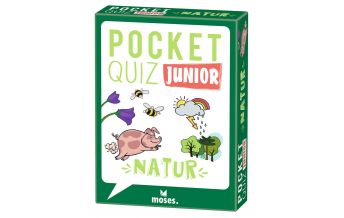 Kinderbücher und Spiele Pocket Quiz junior Natur moses Verlag