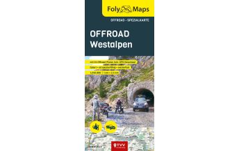 Motorcycling FolyMaps OFFROAD Westalpen 1:250 000 Touristik-Verlag Vellmar