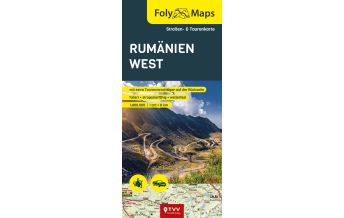 Motorcycling FolyMap Rumänien West Touristik-Verlag Vellmar