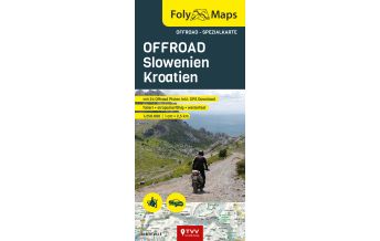 Motorcycling FolyMaps OFFROAD Slowenien Kroatien 1:250.000 Touristik-Verlag Vellmar