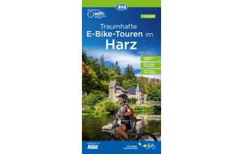 Radkarten ADFC-Regionalkarte Traumhafte E-Bike-Touren im Harz, 1:75.000, reiß- und wetterfest, GPS-Tracks Download BVA BikeMedia