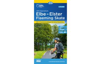Radkarten ADFC-Regionalkarte Elbe-Elster-Spree, 1:75.000, mit Tagestourenvorschlägen, reiß- und wetterfest, E-Bike-geeignet, GPS-Tracks-Download BVA BikeMedia
