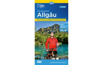 Cycling Maps ADFC-Regionalkarte Allgäu 1:75.000 BVA BikeMedia