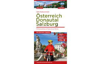 Radkarten ADFC-Radtourenkarte ÖS1, Österreich - Donautal, Salzburg 1:150.000 BVA BikeMedia