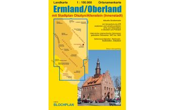 Straßenkarten Polen Landkarte Ermland/Oberland Bloch