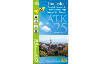 Wanderkarten Bayern Bayerische ATK25-P16, Traunstein 1:25.000 LDBV