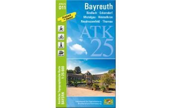 Hiking Maps Bavaria Bayerische ATK25-D11, Bayreuth 1:25.000 LDBV