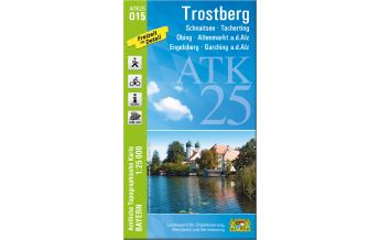 Hiking Maps Bavaria Bayerische ATK25-O15, Trostberg 1:25.000 LDBV