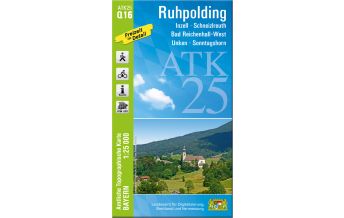 Wanderkarten Salzburg Bayerische ATK25-Q16, Ruhpolding 1:25.000 LDBV