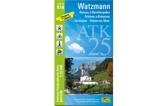 Hiking Maps Salzburg Bayerische ATK25-R16, Watzmann 1:25.000 LDBV