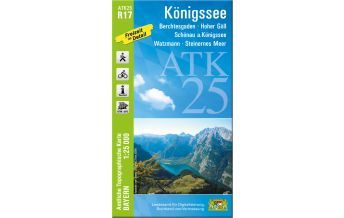 Hiking Maps Salzburg Bayerische ATK25-R17, Königssee 1:25.000 LDBV