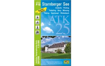 Hiking Maps Bavaria Bayerische ATK25-P10, Starnberger See 1:25.000 LDBV