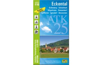 Hiking Maps Bavaria Bayerische ATK25-F10, Eckental 1:25.000 LDBV