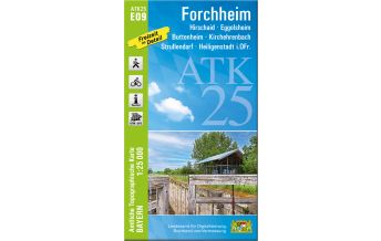 Wanderkarten Bayern Bayerische ATK25-E09, Forchheim 1:25.000 LDBV