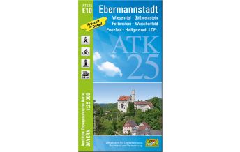 Wanderkarten Bayern Bayerische ATK25-E10, Ebermannstadt 1:25.000 LDBV