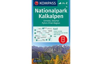 Wanderkarten Steiermark Kompass-Karte 70, Nationalpark Kalkalpen 1:50.000 Kompass-Karten GmbH