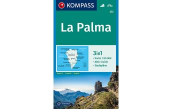Wanderkarten Spanien Kompass-Karte 232, La Palma 1:50.000 Kompass-Karten GmbH