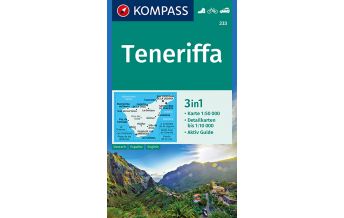 Wanderkarten Spanien Kompass-Karte 233, Teneriffa 1:50.000 Kompass-Karten GmbH