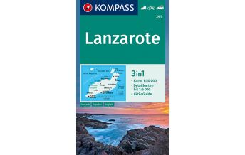 Hiking Maps Spain Kompass-Karte 241, Lanzarote 1:50.000 Kompass-Karten GmbH