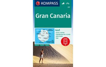 Hiking Maps Spain Kompass-Karte 237, Gran Canaria 1:50.000 Kompass-Karten GmbH