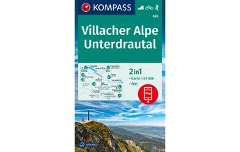 Wanderkarten Kärnten Kompass-Karte 065, Villacher Alpe, Unterdrautal 1:25.000 Kompass-Karten GmbH