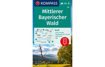 KOMPASS Wanderkarte Mittlerer Bayerischer Wald Kompass-Karten GmbH