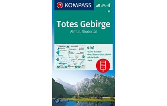 KOMPASS Wanderkarte Totes Gebirge, Almtal, Stodertal Kompass-Karten GmbH