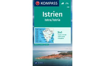 Wanderkarten Slowenien KOMPASS Wanderkarte Istrien, Istra, Istria Kompass-Karten GmbH