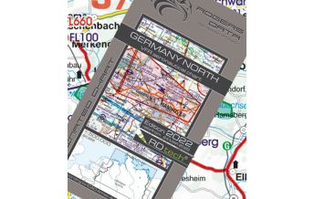 Aviation Charts VFR Luftfahrtkarte 2024 - Deutschland Nord 1:500.000 Rogers Data