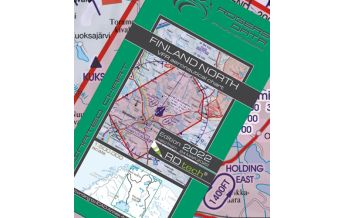 Aviation Charts VFR Luftfahrtkarte 2024 - Finnland Norh 1:500.000 Rogers Data