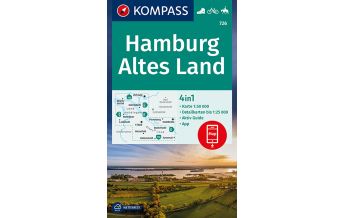 KOMPASS Wanderkarte Hamburg, Altes Land Kompass-Karten GmbH