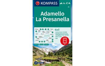 KOMPASS Wanderkarte Adamello, La Presanella Kompass-Karten GmbH
