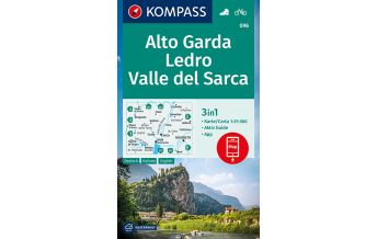 KOMPASS Wanderkarte Alto Garda, Ledro, Valle del Sarca Kompass-Karten GmbH