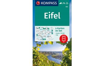 Hiking Maps Germany KOMPASS Wanderkarte Eifel Kompass-Karten GmbH