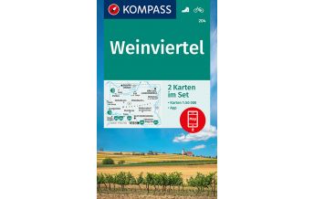 Hiking Maps Upper Austria KOMPASS Wanderkarte Weinviertel Kompass-Karten GmbH