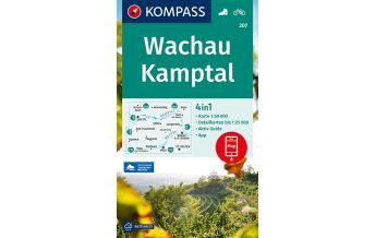 Wanderkarten Niederösterreich KOMPASS Wanderkarte Wachau, Kamptal Kompass-Karten GmbH