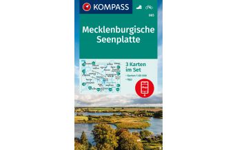 Hiking Maps Germany KOMPASS Wanderkarte Mecklenburgische Seenplatte Kompass-Karten GmbH