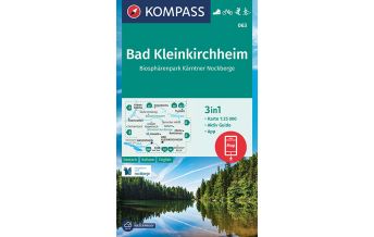 Hiking Maps Carinthia Kompass-Karte 063, Bad Kleinkirchheim, Biosphärenpark Nockberge 1:25.000 Kompass-Karten GmbH