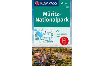 Hiking Maps Germany KOMPASS Wanderkarte 853 Müritz-Nationalpark 1:25000 Kompass-Karten GmbH