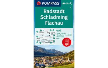 Hiking Maps Styria KOMPASS Wanderkarte 31 Radstadt, Schladming, Flachau 1:50000 Kompass-Karten GmbH