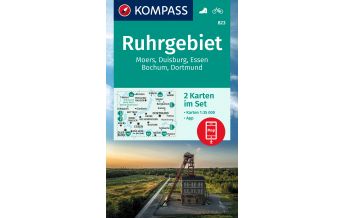Wanderkarten Deutschland KOMPASS Wanderkarte 823 Ruhrgebiet Kompass-Karten GmbH