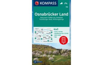 Wanderkarten Deutschland KOMPASS Wanderkarte 750 Osnabrücker Land 1:50.000 Kompass-Karten GmbH