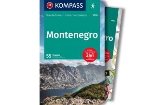Hiking Guides KOMPASS Wanderführer 5976 Montenegro, 55 Touren Kompass-Karten GmbH