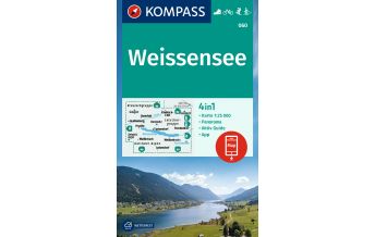 Wanderkarten Kärnten Kompass-Karte 060, Weissensee 1:25.000 Kompass-Karten GmbH